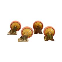 Typ 1 Räder ( Satz mit 2 Bock- und 2 Schwenkräder )