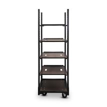 Mobiler Verkaufswagen schwarz für Präsentation